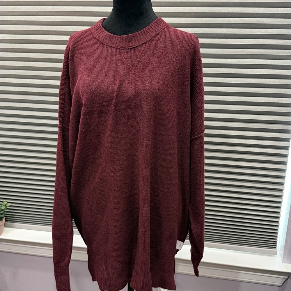 Arizona Jean Company Burgundy Cardigan